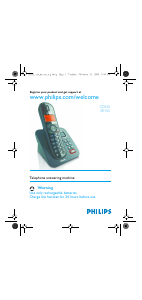 Handleiding Philips CD1553B Draadloze telefoon