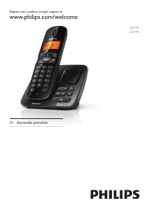 Priručnik Philips CD1751B Bežični telefon