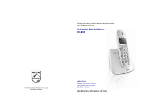 Vadovas Philips CD4401B Belaidis telefonas