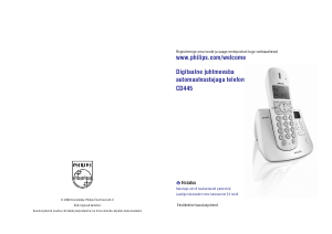 Kasutusjuhend Philips CD4451B Traadita telefon