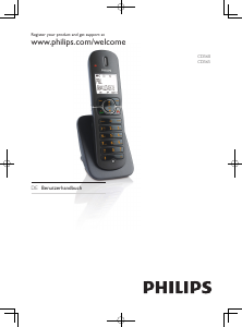 Bedienungsanleitung Philips CD5650S Schnurlose telefon