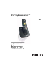 Kullanım kılavuzu Philips CD6401B Kablosuz telefon