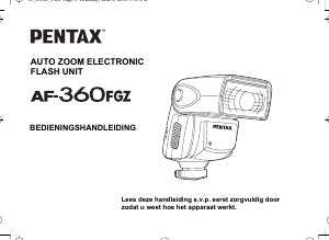 Handleiding Ricoh AF-360FGZ Flitser