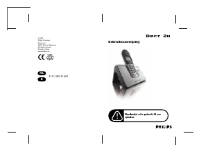 Handleiding Philips DECT2111S Draadloze telefoon