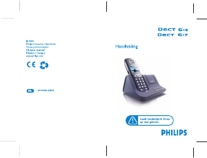 Handleiding Philips DECT6131H Draadloze telefoon