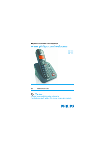 Bruksanvisning Philips SE1551B Trådlös telefon