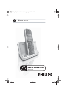 Handleiding Philips SE4301S Draadloze telefoon