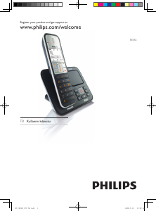 Kullanım kılavuzu Philips SE5651B Kablosuz telefon