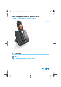 Kullanım kılavuzu Philips SE7401B Kablosuz telefon