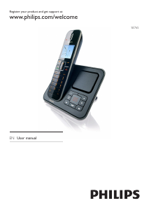 Manual Philips SE7651B Wireless Phone