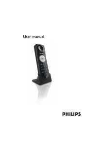Handleiding Philips VOIP0801B Draadloze telefoon