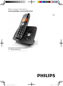Brugsanvisning Philips XL3701B Trådløs telefon