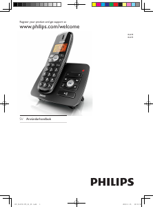 Bruksanvisning Philips XL3701B Trådlös telefon