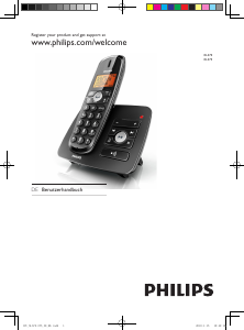 Bedienungsanleitung Philips XL3751B Schnurlose telefon