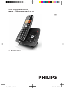 Kullanım kılavuzu Philips XL3751B Kablosuz telefon