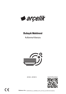 Kullanım kılavuzu Arçelik 6133 Bulaşık makinesi