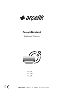 Kullanım kılavuzu Arçelik 6144 Bulaşık makinesi