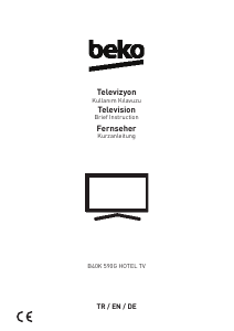 Manual BEKO B40K 590G HOTEL TV LED Television