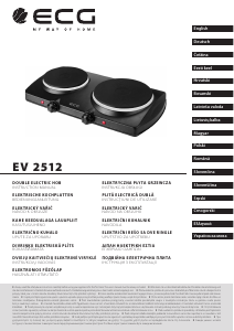 Használati útmutató ECG EV 2512 Főzőlap