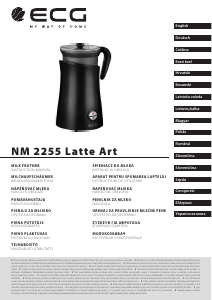 Használati útmutató ECG NM 2255 Latte Art Tejhabosító
