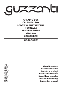 Návod Guzzanti GZ 30BW Chladiaci box