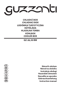 Manuál Guzzanti GZ 26BW Chladicí box