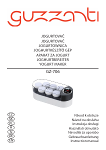 Návod Guzzanti GZ 706 Jogurtovač