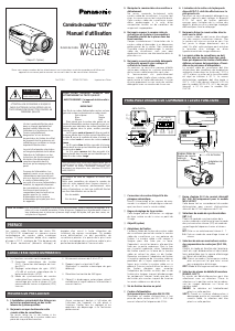 Mode d’emploi Panasonic WV-CL270 Caméra de surveillance