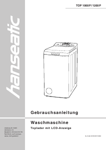 Bedienungsanleitung Hanseatic 1200P Waschmaschine