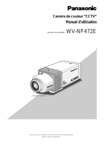 Mode d’emploi Panasonic WV-NP472 Caméra de surveillance