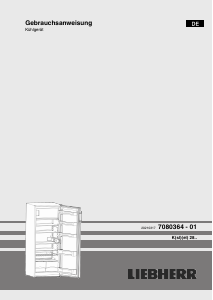 Bedienungsanleitung Liebherr K 2834 Kühlschrank