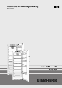 Bedienungsanleitung Liebherr Kef 3730 Kühlschrank