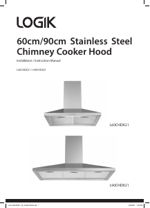 Manual Logik L90CHDX21 Cooker Hood