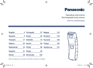 Bedienungsanleitung Panasonic ES-2265 Rasierer