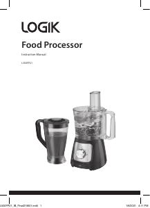 Manual Logik L500FP21 Food Processor