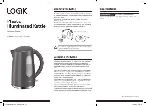 Manual Logik L17PKBS21 Kettle