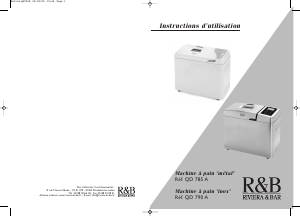Mode d’emploi Riviera and Bar QD 790 A Machine à pain