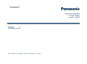 Priručnik Panasonic ES-8109 Brijač