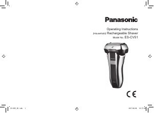 Használati útmutató Panasonic ES-CV51 Borotva