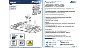 Návod Mottez A021P3 Nosič na bicykel