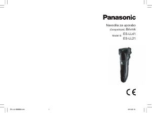 Priročnik Panasonic ES-LL21 Aparat za britje