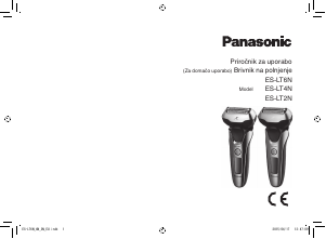 Priročnik Panasonic ES-LT2N Aparat za britje