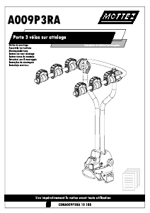 Manual Mottez A009P3RA Bicycle Carrier