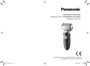 Rokasgrāmata Panasonic ES-LV61 Skuveklis
