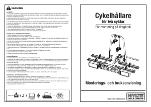 Manual de uso Hylte 7333080045993 Porta bicicleta
