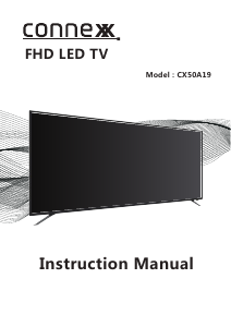 Handleiding Connexx CX50A19 LED televisie