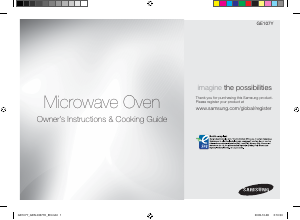 Manual Samsung GE107Y Microwave