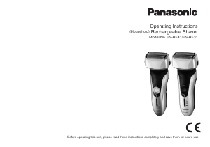 Brugsanvisning Panasonic ES-RF31 Barbermaskine