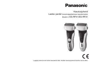 Kasutusjuhend Panasonic ES-RF31 Raseerimisaparaat