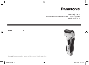 Kasutusjuhend Panasonic ES-RL21 Raseerimisaparaat